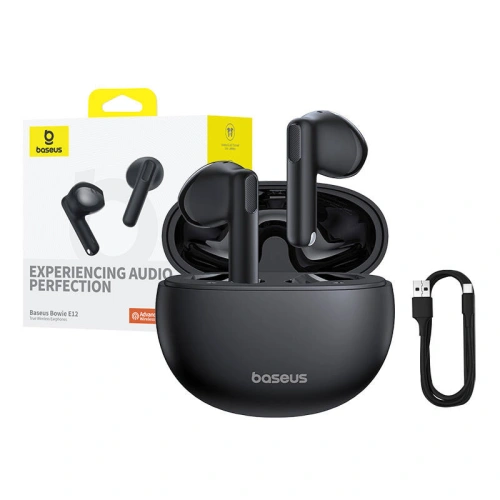 Kup Bezdrátová sluchátka do uší TWS Baseus Bowie E12 Bluetooth 5.3 (černé) - BSU4855 - {ean13} - Sklep Home Screen
