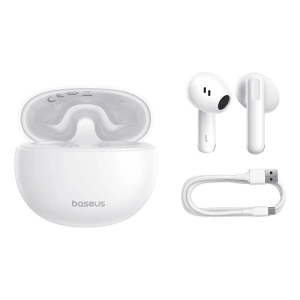 Baseus Bowie E12 TWS Bluetooth 5.3 wireless headphones (white)