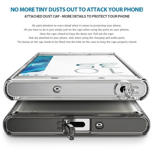 Etui Ringke Fusion Xperia XZ Crystal View