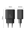 Kup Încărcător de rețea Joyroom JR-TCF05 20W USB-A, USB-C + cablu USB-C / USB-C negru - JYR994 - {ean13} - Sklep Home Screen