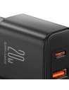 Kup Încărcător de rețea Joyroom JR-TCF05 20W USB-A, USB-C + cablu USB-C / USB-C negru - JYR994 - {ean13} - Sklep Home Screen