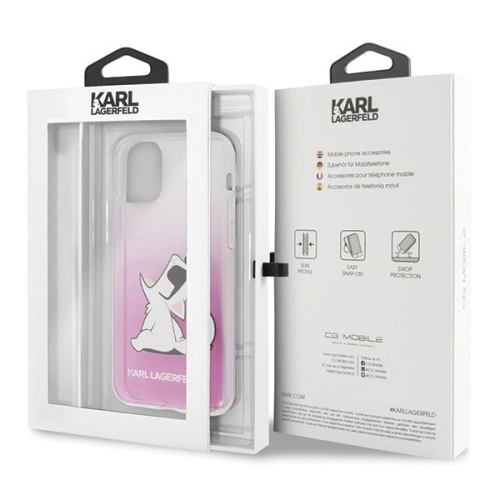 Kup Karl Lagerfeld KLHCN58CFNRCPI iPhone 11 Pro hardcase różowy/pink Choupette Fun - KLD112PNK - {ean13} - Sklep Home Screen