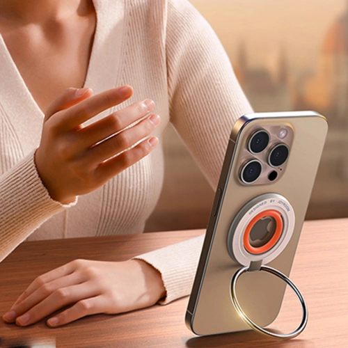 Buy Joyroom JR-ZS383 magnetic phone holder MagSafe orange - JYR995 - {ean13} - Home Screen Store Europe