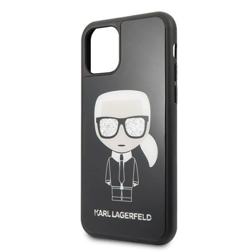 Kup Karl Lagerfeld KLHCN58DLFKBK iPhone 11 Pro negru/black hard case Iconic Karl Glitter - KLD113BLK - {ean13} - Sklep Home Screen