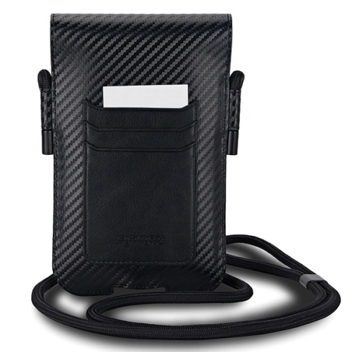 Kup Torebka BMW BMPSP15XMSCAKL Wallet Bag Carbon Blue Stripes černá/black - BMW669 - {ean13} - Sklep Home Screen