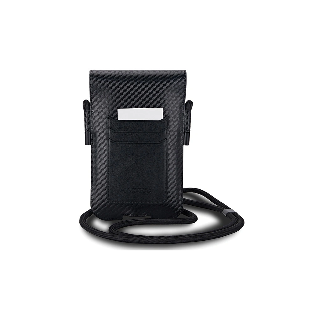 Torebka BMW BMPSP15XMSCAKL Wallet Bag Carbon Blue Stripes czarny/black