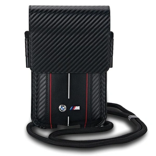 Kup Torebka BMW BMPSP15XMSCAKR Wallet Bag Carbon Red Stripes černá/black - BMW670 - {ean13} - Sklep Home Screen