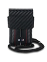 Torebka BMW BMPSP15XMSCAKR Wallet Bag Carbon Red Stripes czarny/black