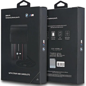 Kup Tasche BMW BMPSP15XMSCAKR Geldbeutel Tasche Carbon Rote Streifen schwarz/black - BMW670 - {ean13} - Sklep Home Screen