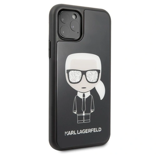 Kup Karl Lagerfeld KLHCN58DLFKBK iPhone 11 Pro negru/black hard case Iconic Karl Glitter - KLD113BLK - {ean13} - Sklep Home Screen