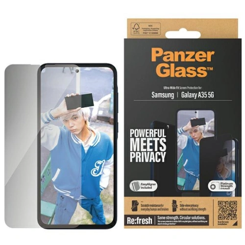 Kup Sklo privatizující PanzerGlass Ultra-Wide Fit Privacy Samsung Galaxy A35 5G - PZG606 - {ean13} - Sklep Home Screen