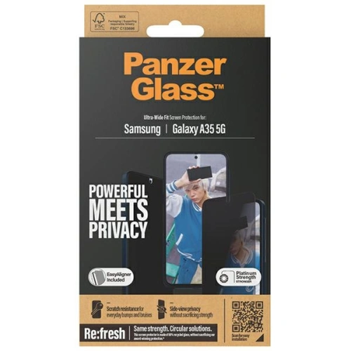 Kup Sklo privatizující PanzerGlass Ultra-Wide Fit Privacy Samsung Galaxy A35 5G - PZG606 - {ean13} - Sklep Home Screen