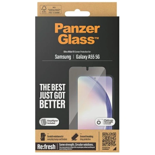 Kup Sticlă călită PanzerGlass Ultra-Wide Fit Samsung Galaxy A55 5G - PZG609 - {ean13} - Sklep Home Screen