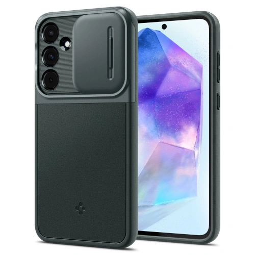 Kup Etui Spigen Optik Armor Samsung Galaxy A55 5G Abyss Green - SPN3376 - {ean13} - Sklep Home Screen