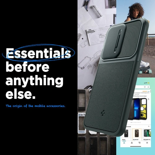 Buy Spigen Optik Armor Samsung Galaxy A55 5G Abyss Green - SPN3376 - {ean13} - Home Screen Store Europe