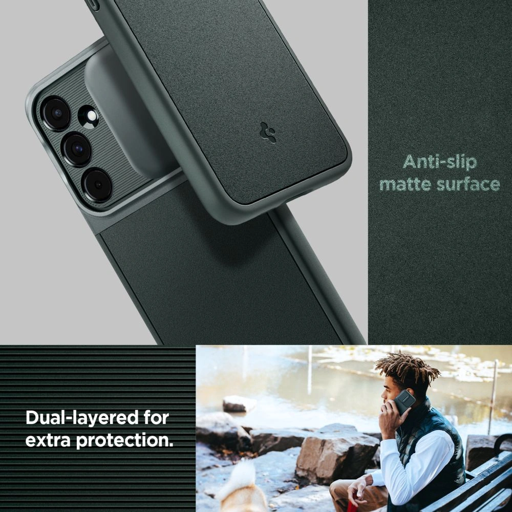 Etui Spigen Optik Armor Samsung Galaxy A55 5G Abyss Green