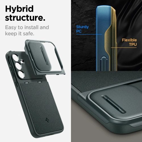 Kup Etui Spigen Optik Armor Samsung Galaxy A55 5G Abyss Green - SPN3376 - {ean13} - Sklep Home Screen