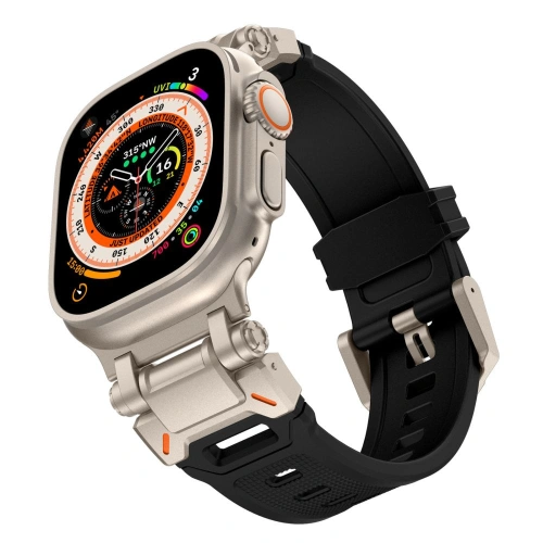 Kup Pasek Tech-Protect Delta Pro Apple Watch 4/5/6/7/8/9/SE/Ultra 42/44/45/49mm Černý/titanový - THP2716 - {ean13} - Sklep Home Screen