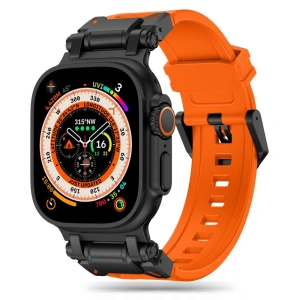 Kup Pasek Tech-Protect Delta Pro Apple Watch 4/5/6/7/8/9/SE/Ultra 42/44/45/49mm Portocalie/neagră - THP2717 - {ean13} - Sklep Home Screen