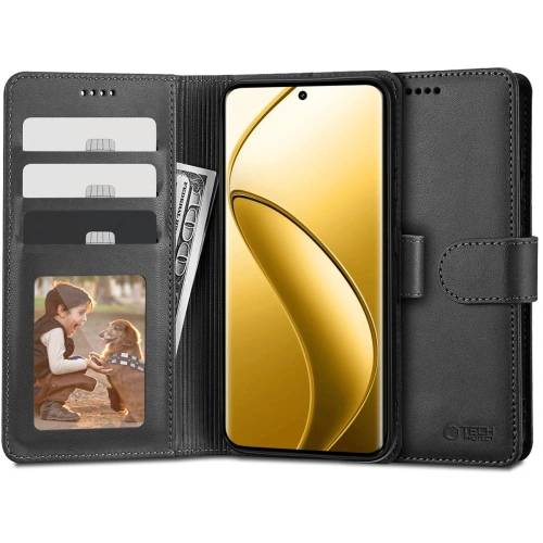 Kup Case Tech-Protect Wallet Realme 12 Pro 5G / 12 Pro+ Plus 5G Schwarz - THP2720 - {ean13} - Sklep Home Screen