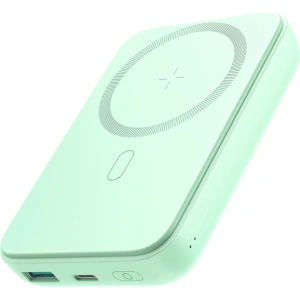 Buy Joyroom JR-W020 wireless powerbank USB-A, USB-C 10000mAh 20W MagSafe + USB-A / USB-C cable 25cm light green - JYR998 - {ean13} - Home Screen Store Europe