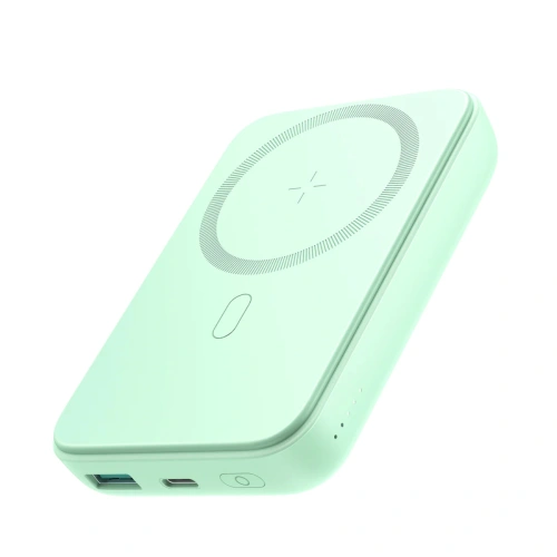 Kup Powerbank fără fir Joyroom JR-W020 USB-A, USB-C 10000mAh 20W MagSafe + cablu USB-A / USB-C 25cm verde deschis - JYR998 - {ean13} - Sklep Home Screen