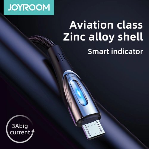 Kup Kábel Joyroom S-M411 USB-A / microUSB 3A 1.2m fekete - JYR999 - {ean13} - Sklep Home Screen