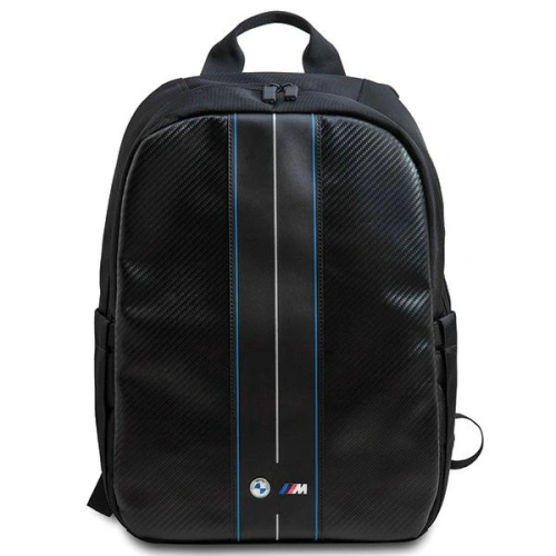 Kup Rucsac BMW BMBP15COMSCAKL 16" Carbon Blue Stripes negru/black - BMW673 - {ean13} - Sklep Home Screen