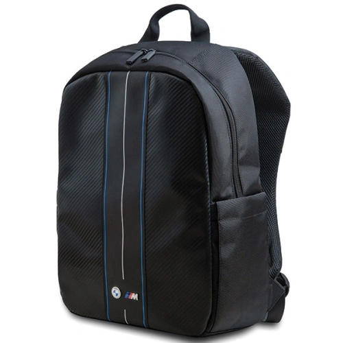 Kup Rucsac BMW BMBP15COMSCAKL 16" Carbon Blue Stripes negru/black - BMW673 - {ean13} - Sklep Home Screen