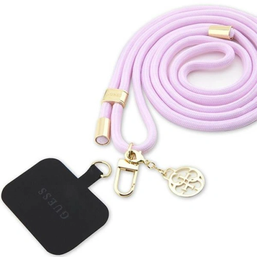 Kup Pasek Guess GUOUCNMG4EU Universal CBDY Cord Nylon 4G Metal Charm liliowy/lila - GUE3361 - {ean13} - Sklep Home Screen
