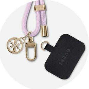 Kup Pasek Guess GUOUCNMG4EU Universal CBDY Cord Nylon 4G Metal Charm liliowy/lila - GUE3361 - {ean13} - Sklep Home Screen