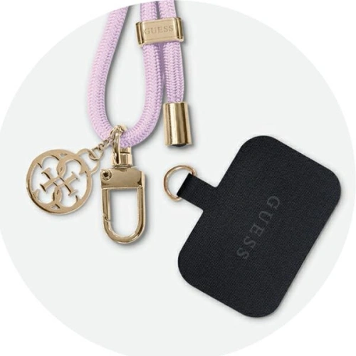 Buy Guess GUOUCNMG4EU Universal CBDY Cord Nylon 4G Metal Charm lila - GUE3361 - {ean13} - Home Screen Store Europe