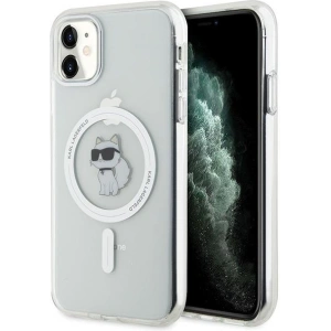 Kup Etui Karl Lagerfeld KLHMN61HFCCNOT Apple iPhone XR / 11 hardcase IML Choupette MagSafe przezroczysty/transparent - KLD1947 - {ean13} - Sklep Home Screen