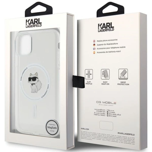 Kup Etui Karl Lagerfeld KLHMN61HFCCNOT Apple iPhone XR / 11 hardcase IML Choupette MagSafe průhledný/transparentní - KLD1947 - {ean13} - Sklep Home Screen