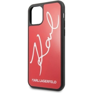 Kup Karl Lagerfeld KLHCN58DLKSRE iPhone 11 Pro czerwony/red hard case Signature Glitter - KLD116RED - {ean13} - Sklep Home Screen