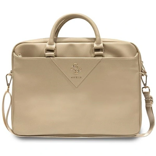Kup Torba Guess GUCB15ZPGSTEGD 16" Triangle 4G aurie/light gold - GUE3366 - {ean13} - Sklep Home Screen