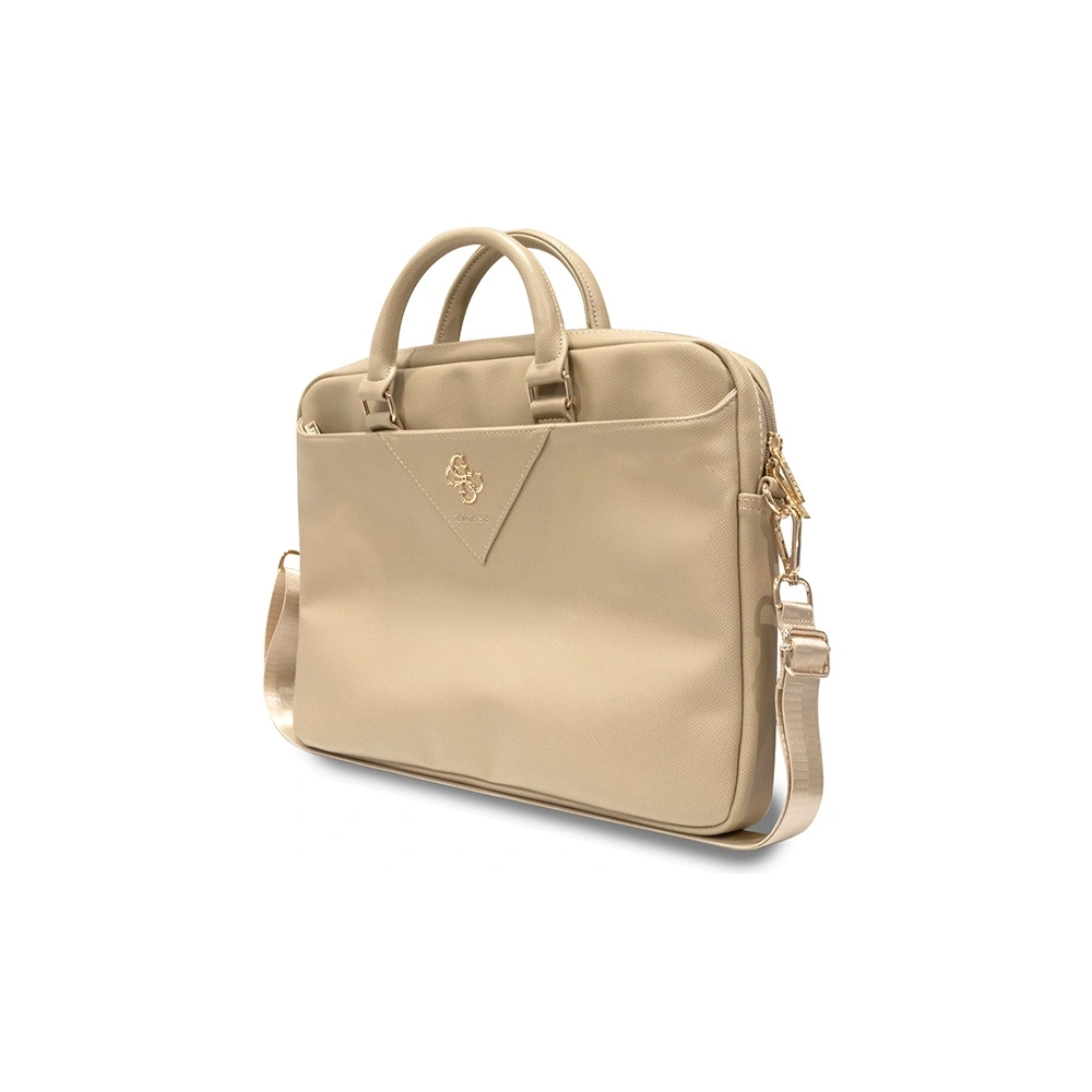 Torba Guess GUCB15ZPGSTEGD 16" Triangle 4G złoty/light gold