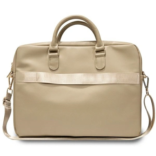 Kup Torba Guess GUCB15ZPGSTEGD 16" Triangle 4G aurie/light gold - GUE3366 - {ean13} - Sklep Home Screen