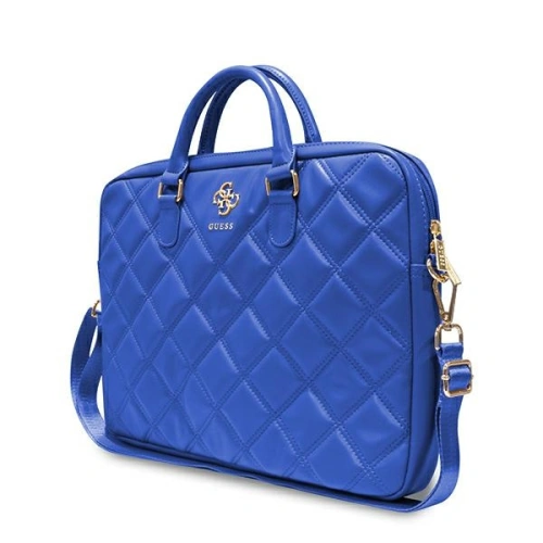 Kup Torba Guess GUCB15ZPSQSSGB 16" prošívaná 4G modrá/blue - GUE3370 - {ean13} - Sklep Home Screen