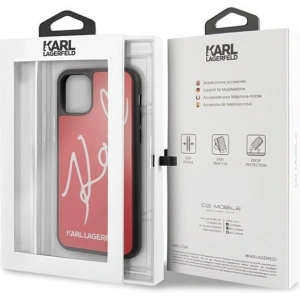 Kup Karl Lagerfeld KLHCN58DLKSRE iPhone 11 Pro czerwony/red hard case Signature Glitter - KLD116RED - {ean13} - Sklep Home Screen