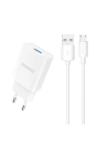 Kup Încărcător de rețea Dudao A4EU USB-A 2.1A + cablu USB-A / micro USB alb - DDA322 - {ean13} - Sklep Home Screen