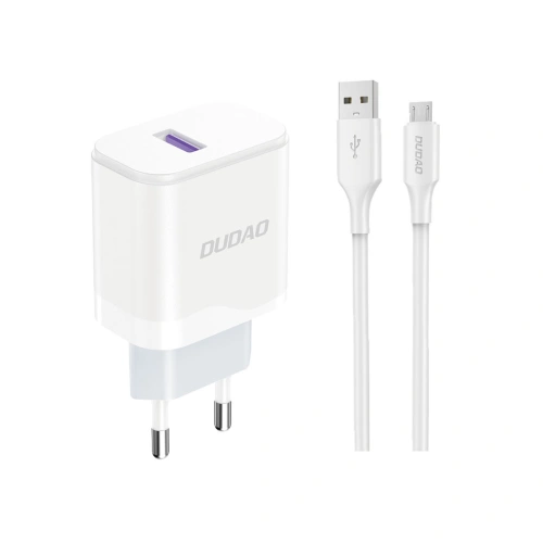 Kup Încărcătorul de rețea Dudao A20EU USB-A 18W + cablu USB-A / microUSB alb - DDA324 - {ean13} - Sklep Home Screen