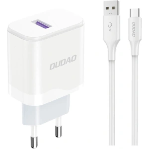 Kup Încărcător de rețea Dudao A20EU USB-A 18W + cablu USB-A / USB-C alb - DDA325 - {ean13} - Sklep Home Screen