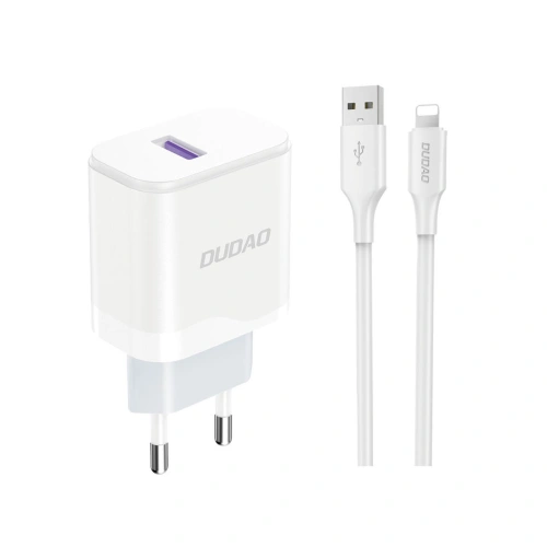 Kup Încărcător de rețea Dudao A20EU USB-A 18W + cablu USB-A / Lightning alb - DDA326 - {ean13} - Sklep Home Screen