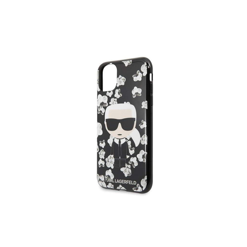 Karl Lagerfeld KLHCN58FLFBBK iPhone 11 Pro czarny/black Flower Ikonik Karl