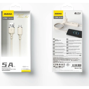 Kup Cablul Dudao L7SM USB-A / microUSB 5A 1m bej - DDA327 - {ean13} - Sklep Home Screen