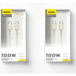 Kup Cablul Dudao L7SCC USB-C / USB-C 100W 1m bej - DDA330 - {ean13} - Sklep Home Screen