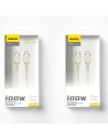 Kup Kabel Dudao L7SCC USB-C / USB-C 100W 2m béžový - DDA331 - {ean13} - Sklep Home Screen