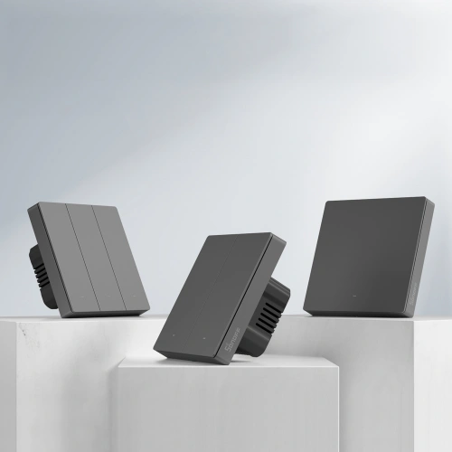 Kup Inteligent comutator Sonoff 1-canale perete Wi-Fi negru - SNF150 - {ean13} - Sklep Home Screen