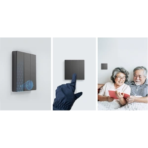 Kup Inteligent comutator Sonoff 1-canale perete Wi-Fi negru - SNF150 - {ean13} - Sklep Home Screen